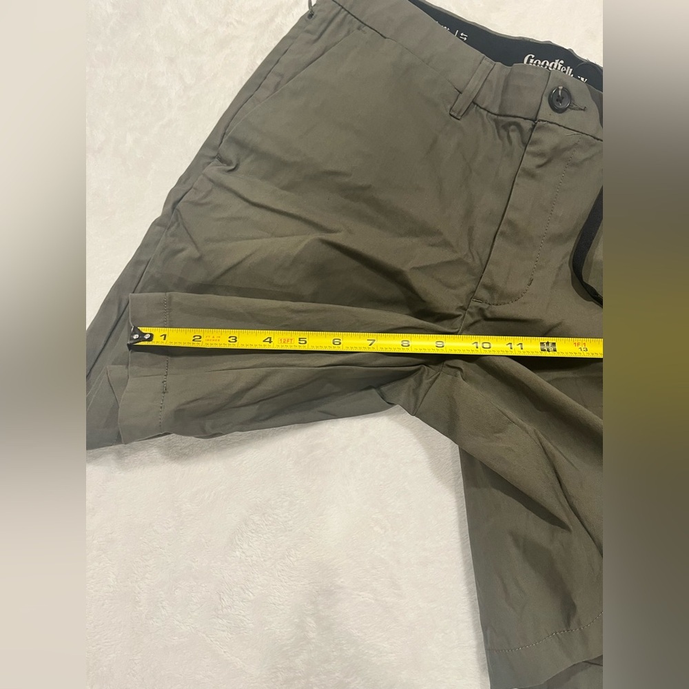 Goodfellow & Co Men’s 9" Performance Tech Chino Shorts - Olive Green Size 30 - Picture 11 of 11